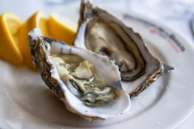 oysters- ի վիտամինները `ուժի համար